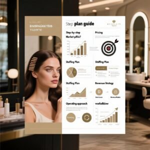 How do I create a business plan for a hair and beauty salon?