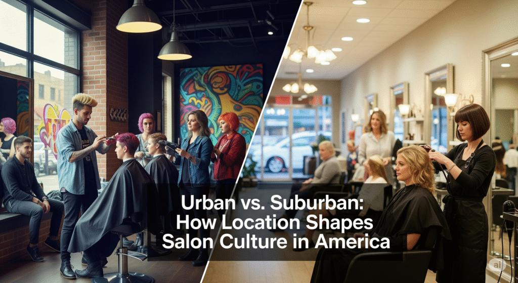 Urban vs. Suburban: How Location Shapes Salon Culture in America