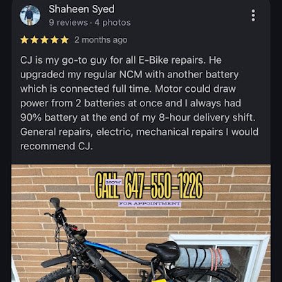 CjBikes – Ebike/Scooter Repair(Appointment Only)